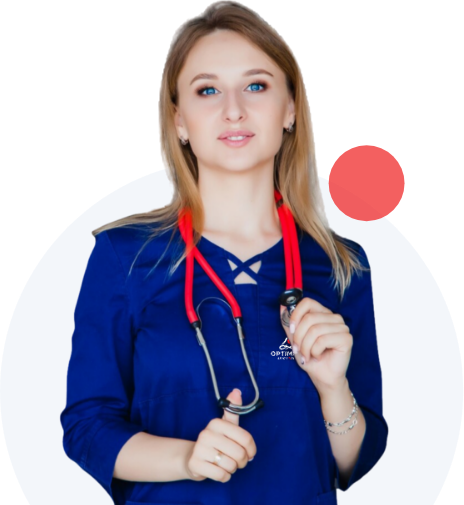 A Female Doctor Who Knows The Effects Of Vitamin C. On A White Background.  Royalty Free SVG, Cliparts, Vectors, and Stock Illustration. Image  170971906.